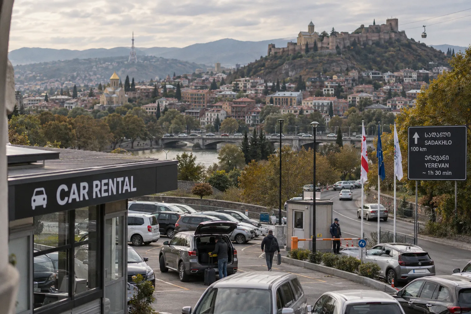 Location de voiture à Tbilissi pour voyager en Arménie